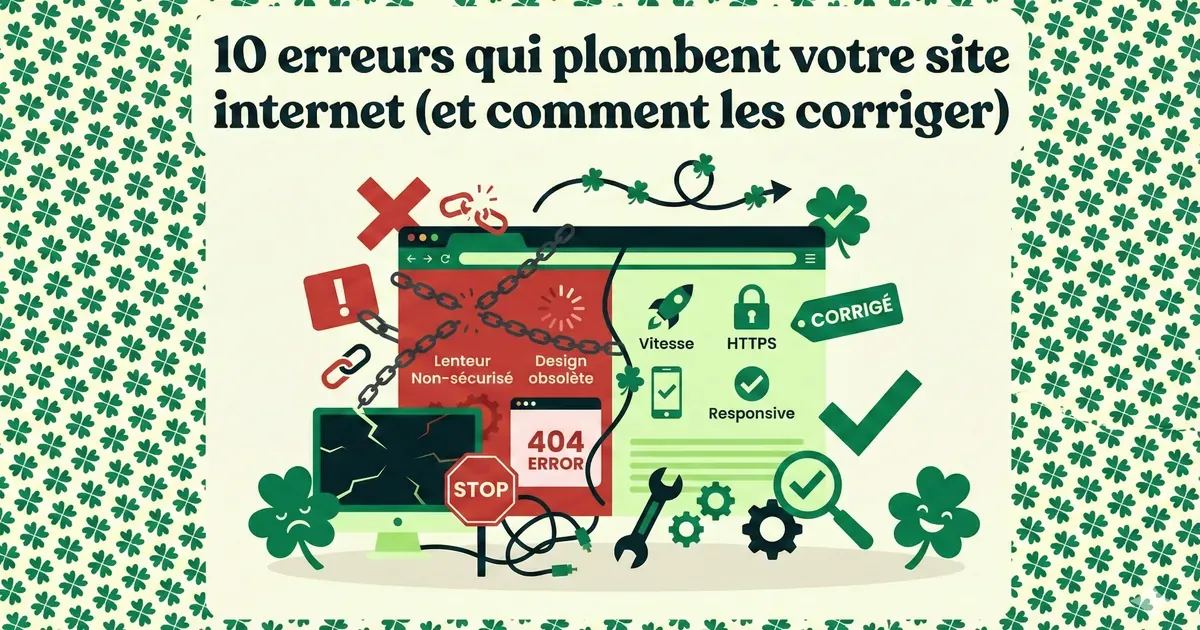 10 erreurs qui plombent votre site internet (et comment les corriger)