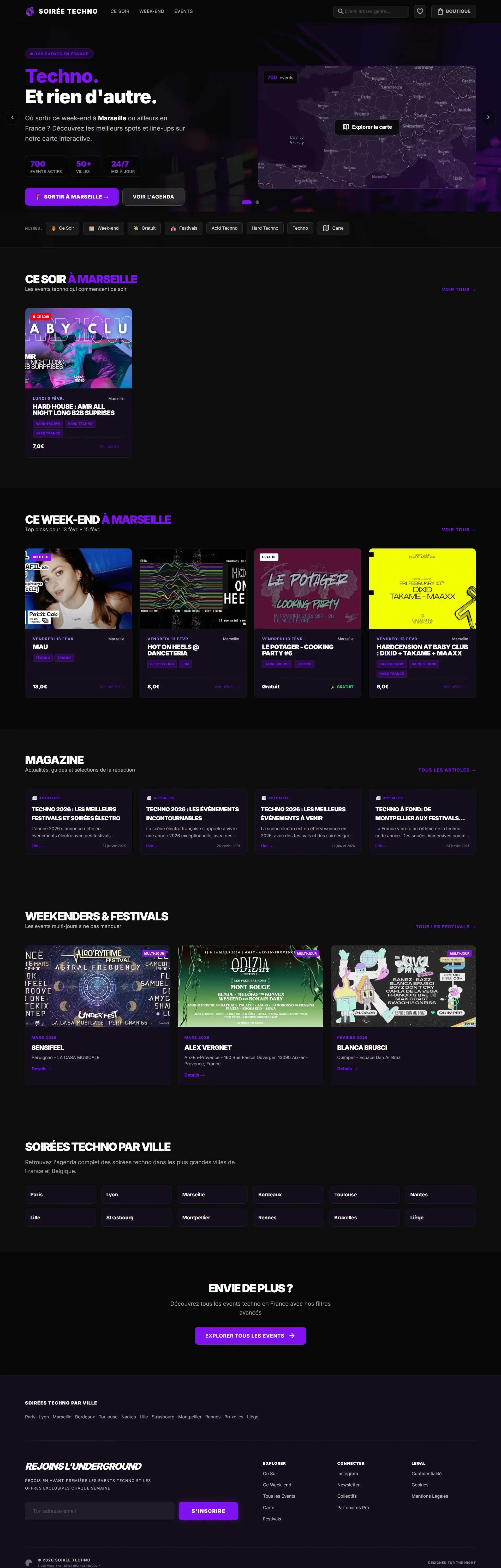 Soiree Techno - Plateforme événements techno